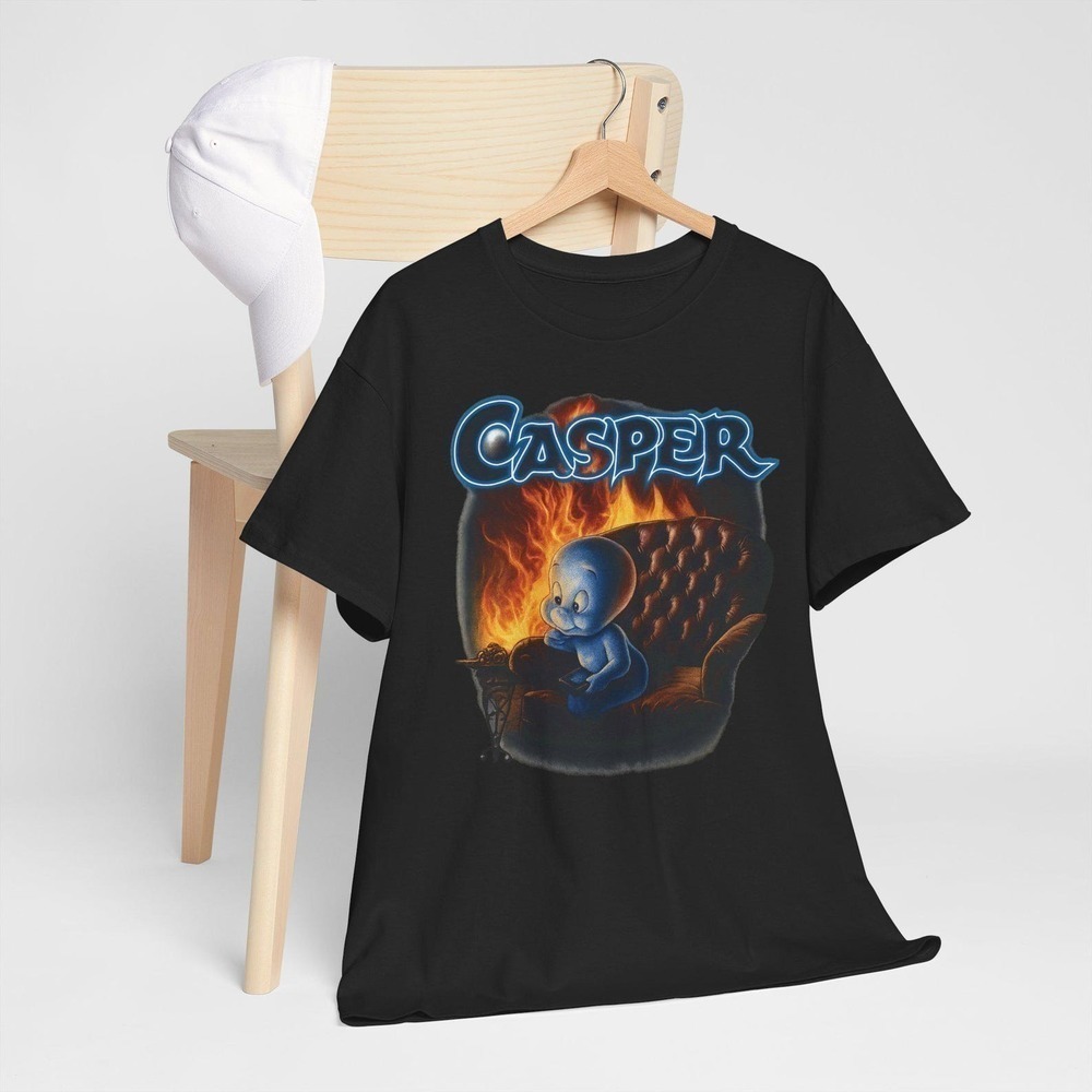 Casper Friendly Ghost Retro Cartoon Halloween October Unisex T-Shirt